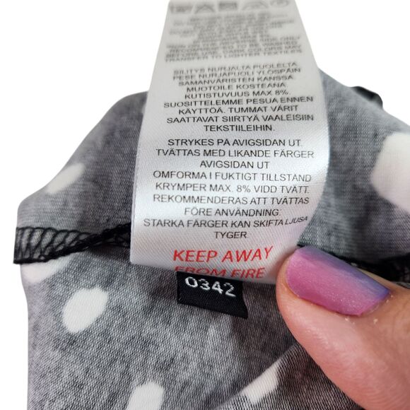 RATIA‎ Dress Womens Extra Small Black White Sleeveless A-Line Polka Dot Pattern - Picture 10 of 10